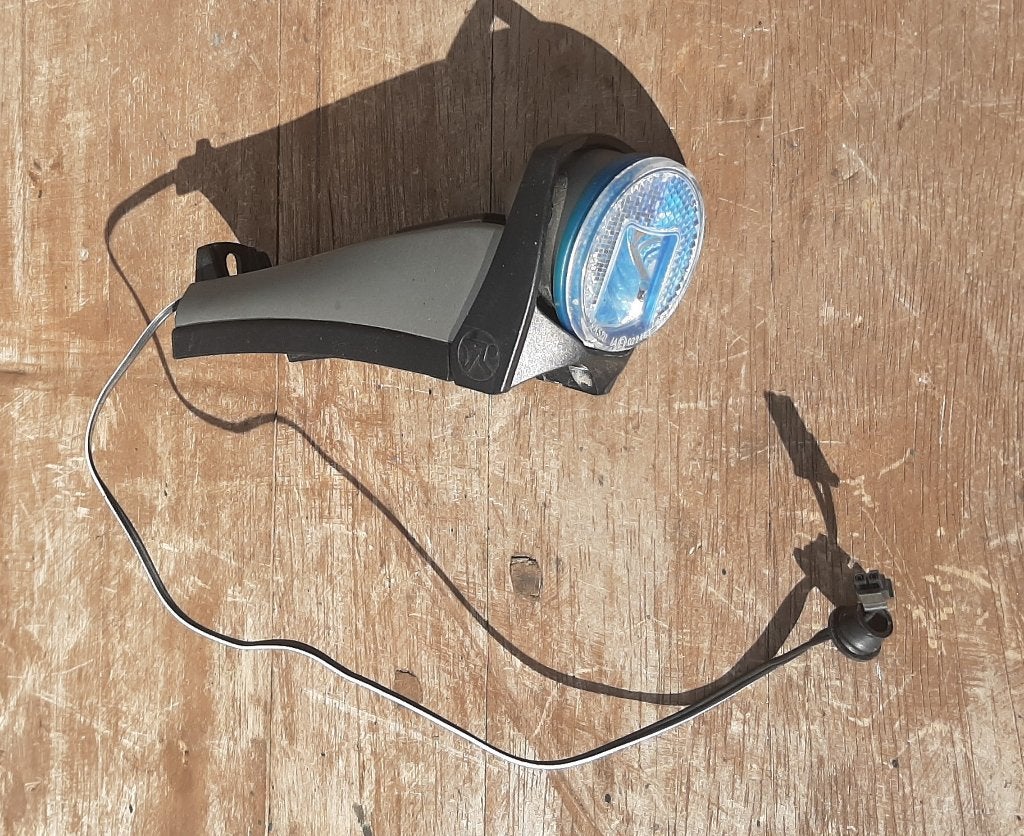 Koga Miyata IQ-TEC Fiets Koplamp Rayo Powered Busch & Muller, Ophalen, Gebruikt, Accu, Voorlicht