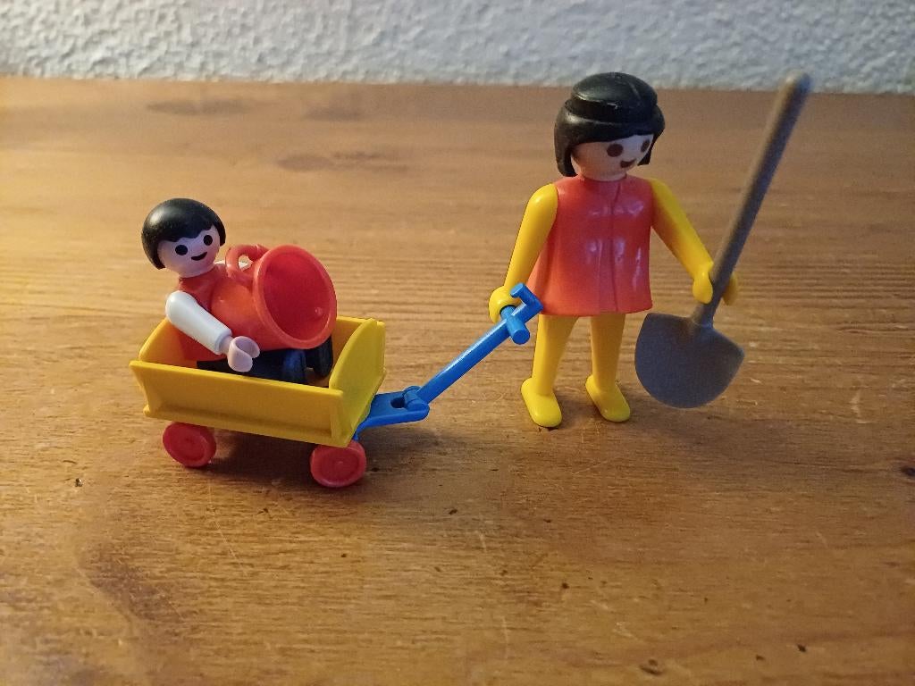 Playmobil met de bolderkar naar het strand., Ophalen of Verzenden, Zo goed als nieuw, Los playmobil