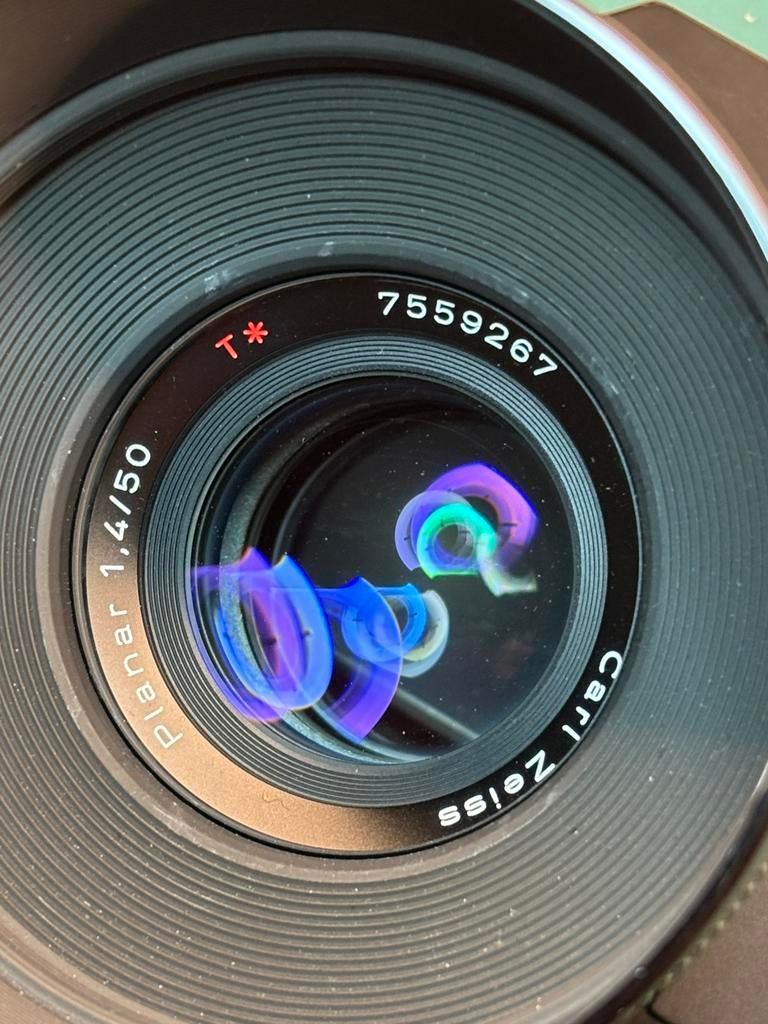 Planar Carl Zeiss 1.4/50, Ophalen of Verzenden, Zo goed als nieuw, Standaardlens