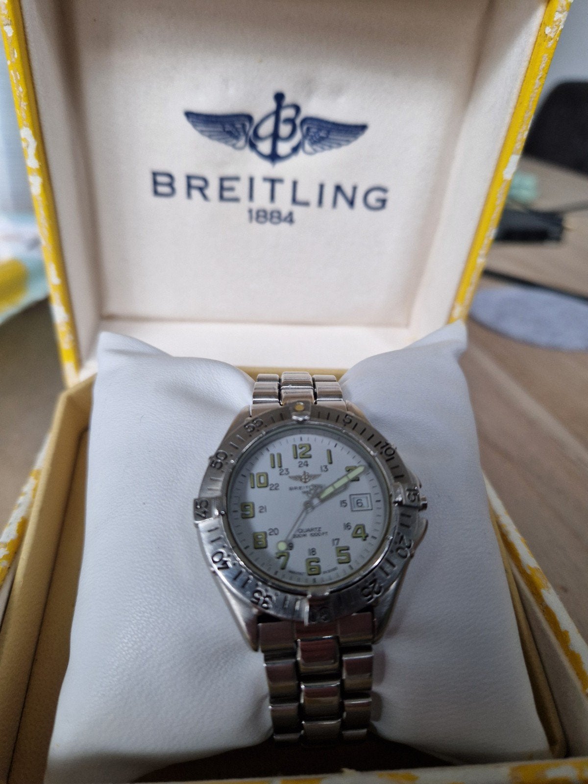 Breitling Colt A57035, Sieraden, Tassen en Uiterlijk, Horloges | Heren, Ophalen of Verzenden, Gebruikt, Staal, Breitling