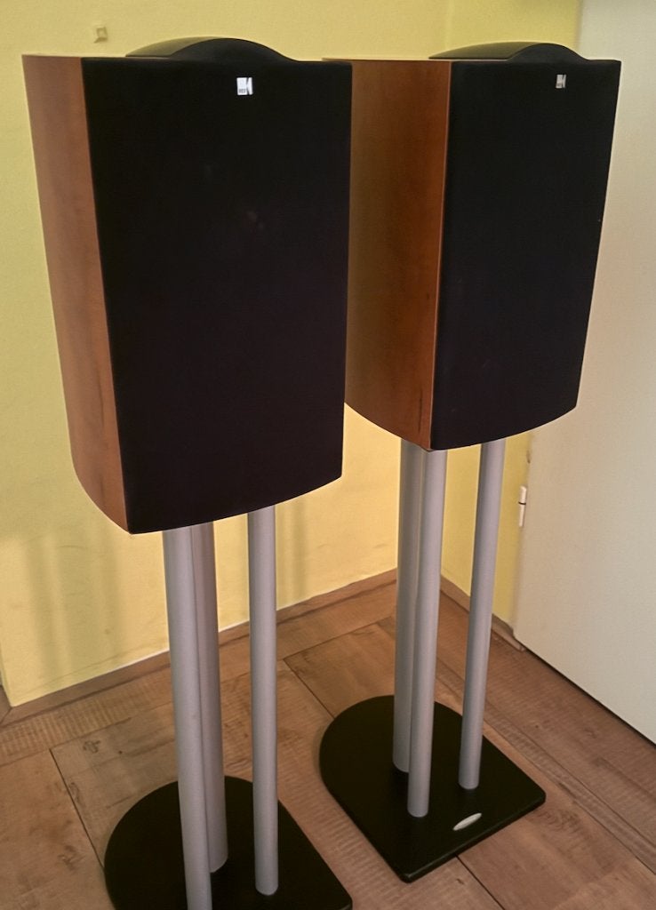 Set Kef iQ3 luidsprekers incl vloerstandaards, Audio, Tv en Foto, Luidsprekers, Ophalen, Inclusief standaarden, Zo goed als nieuw