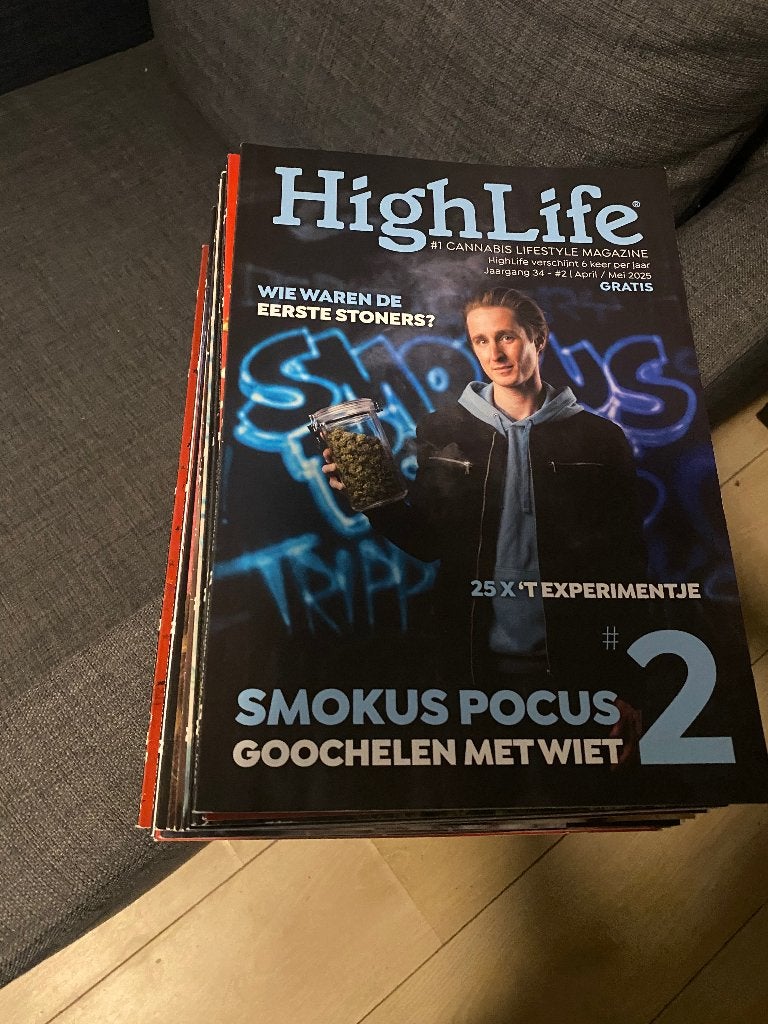 Highlife magazine 22 verschillende stuks 2020-2025, Boeken, Diverse auteurs, Ophalen of Verzenden, Zo goed als nieuw, Overige onderwerpen