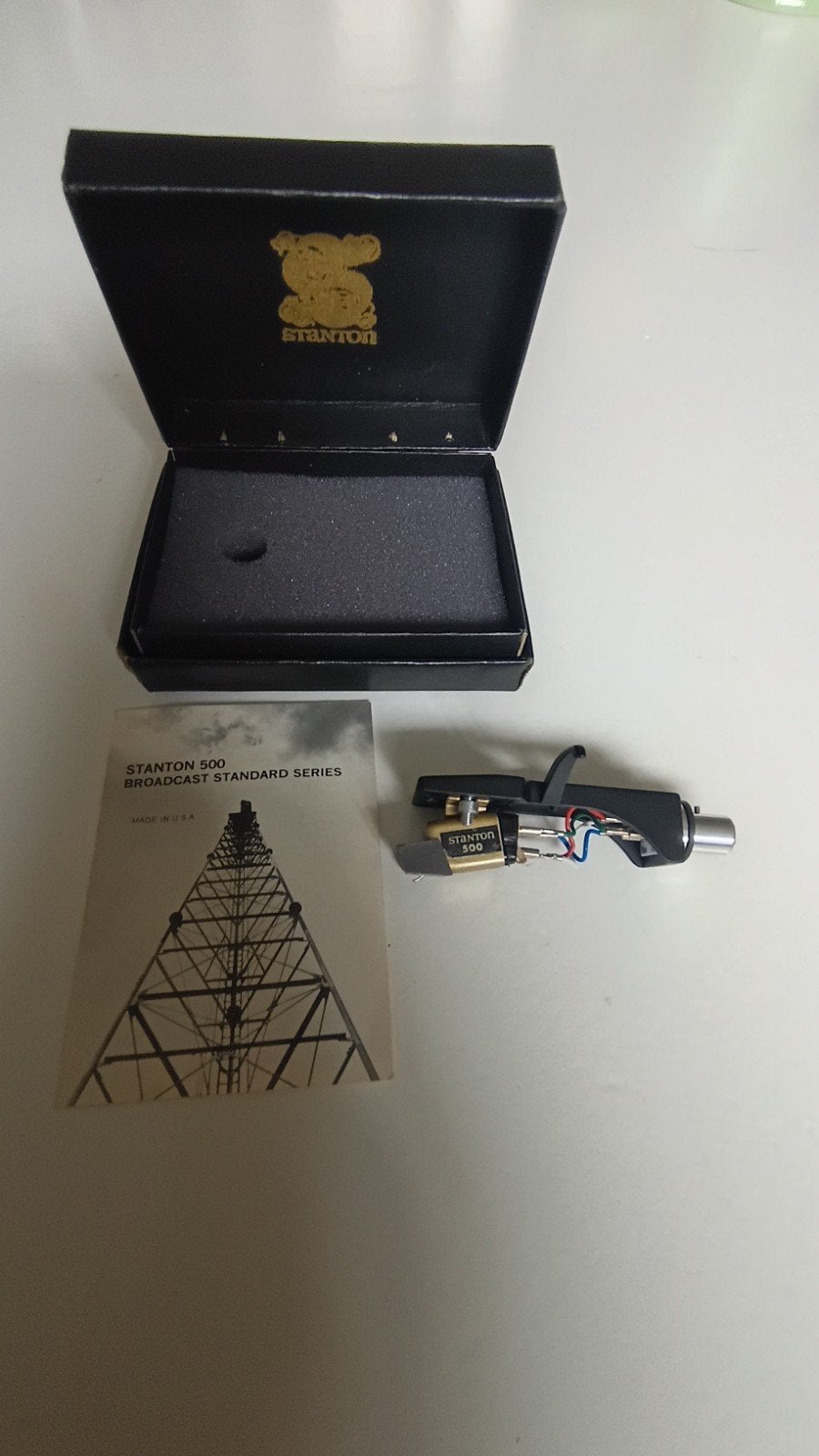 Stanton 500 gold op headshell, nieuwe naald, Ophalen of Verzenden, Overige merken