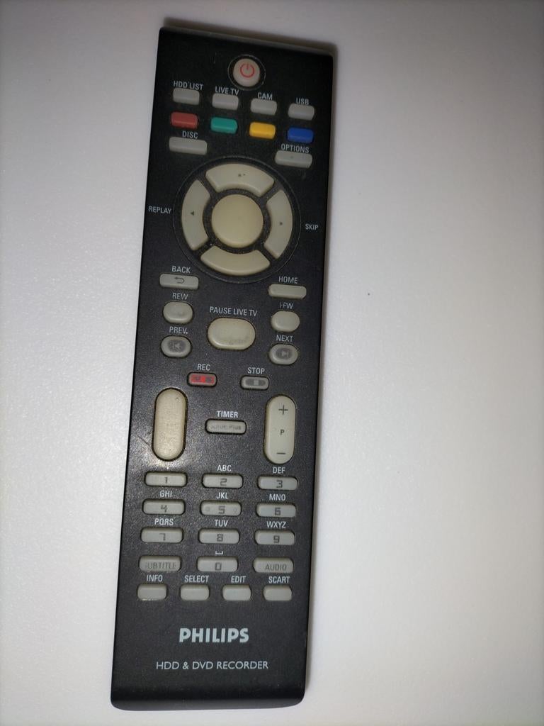 Philips HDD & DVD Recorder Afstandsbediening, Ophalen of Verzenden, Gebruikt, Origineel, Dvd