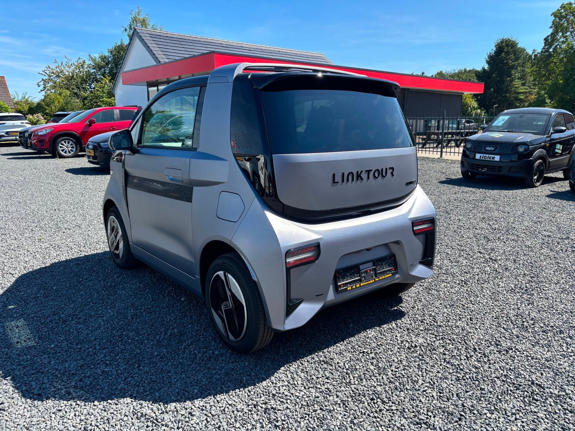 Linktour Alumi 90km/h NIEUW EV Elite+ Airco, Auto's, Achterwielaandrijving, USB, 2 stoelen, 270 min