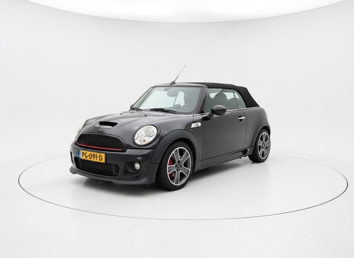 Mini Mini Cabrio 1.6 John Cooper Works Cabriolet|Stoelverwar, Auto's, Voorwielaandrijving, Euro 5, Gebruikt, Elektrische ramen