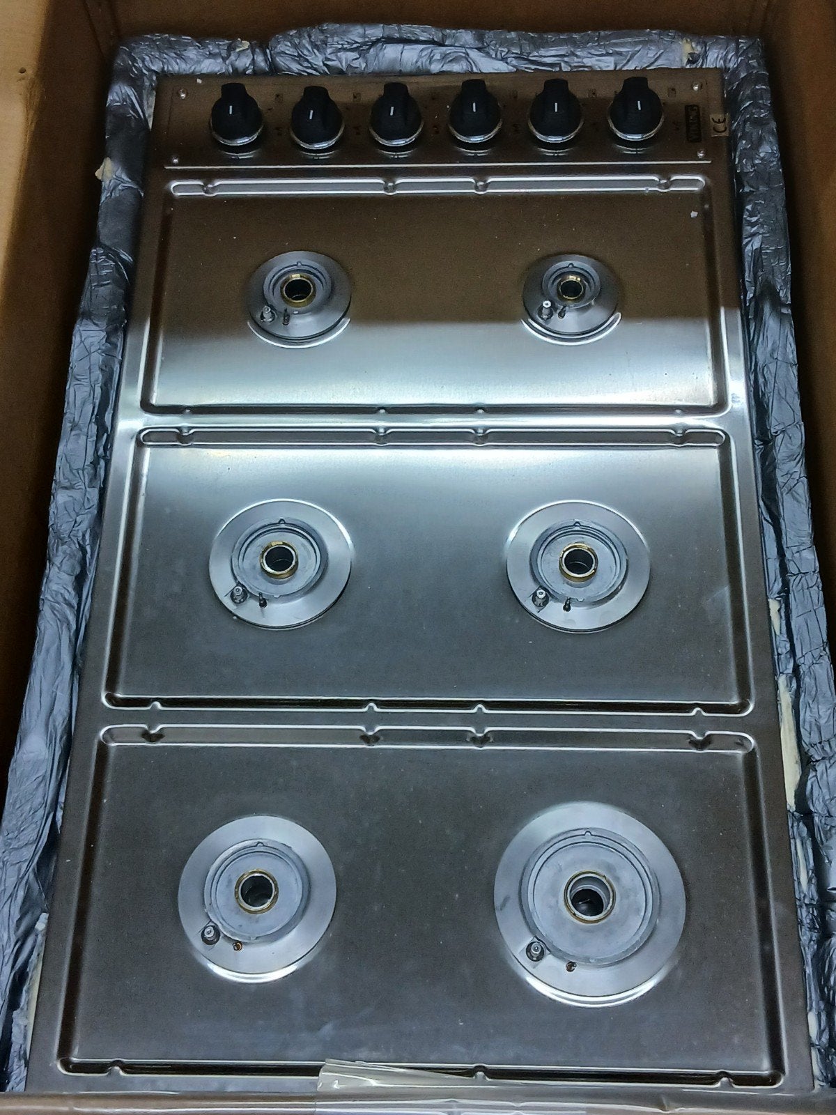 Viking Professional 6-pits gaskookplaat (91cm) - NIEUW, Ophalen, Nieuw, Inbouw, Gas