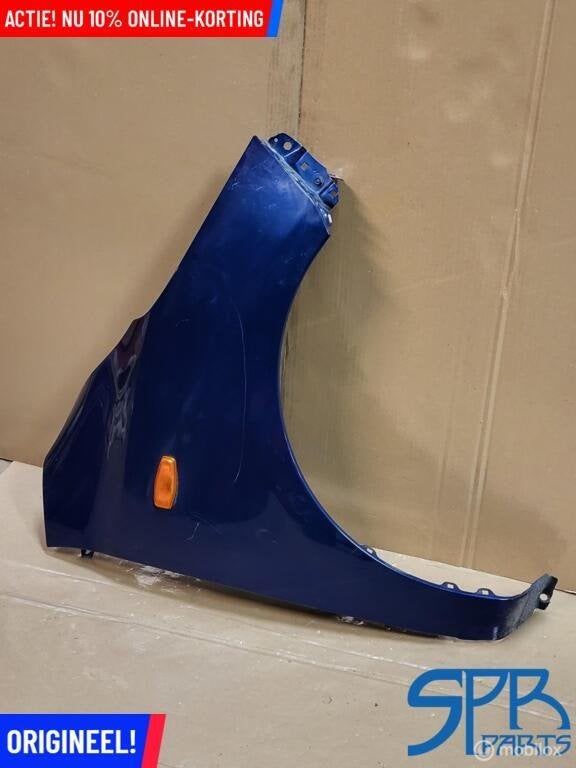 HYUNDAI I10 I 2008-2013 RECHTER SPATBORD BLAUW Rechts SCHERM, Gebruikt, Ophalen of Verzenden, Hyundai, HYUNDAI
