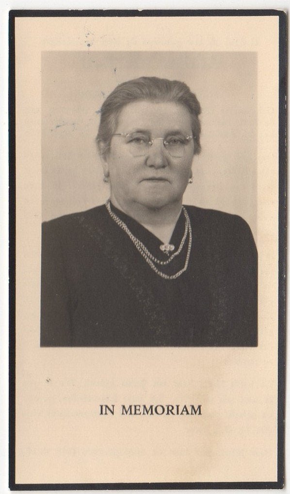 Adriana de Laat 1887 Geldrop + 1956 Geldrop, 69 jaar oud, Verzamelen, Ophalen of Verzenden