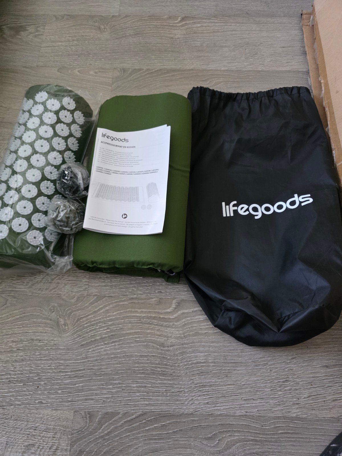 LifeGoods Spijkermat met Kussen - Shakti Mat, Ophalen of Verzenden, Massagestoel of Kussen