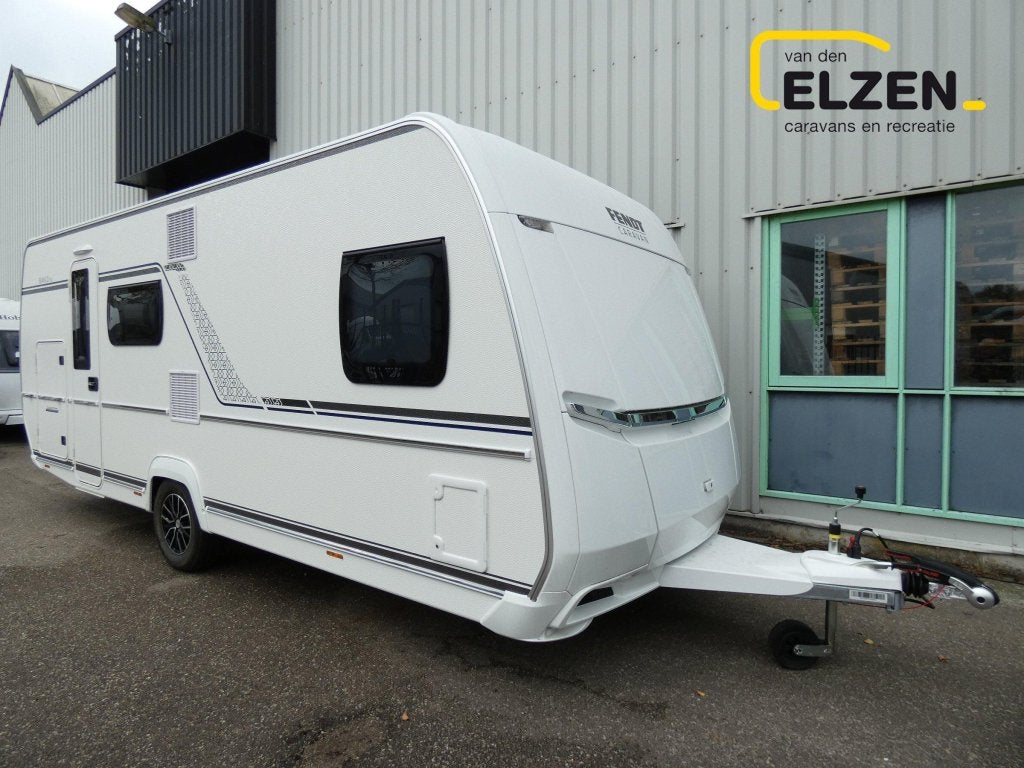 Fendt Bianco Selection 550 SKM Black Edition Actiepakket, Caravans en Kamperen, Caravans, Overige typen, Bedrijf, Treinzit, Schokbreker