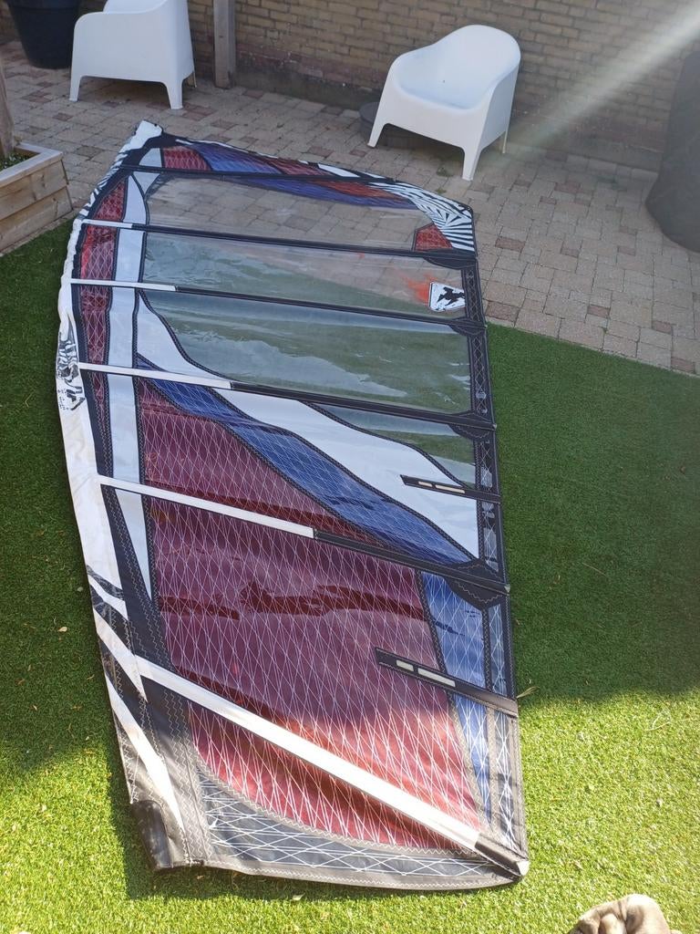Gaastra Cross 7.4 Zeil en  460 STX 20 Carbon Mast, Watersport en Boten, Zeilen en Zeiltoebehoren, Minder dan 15 m², Ophalen