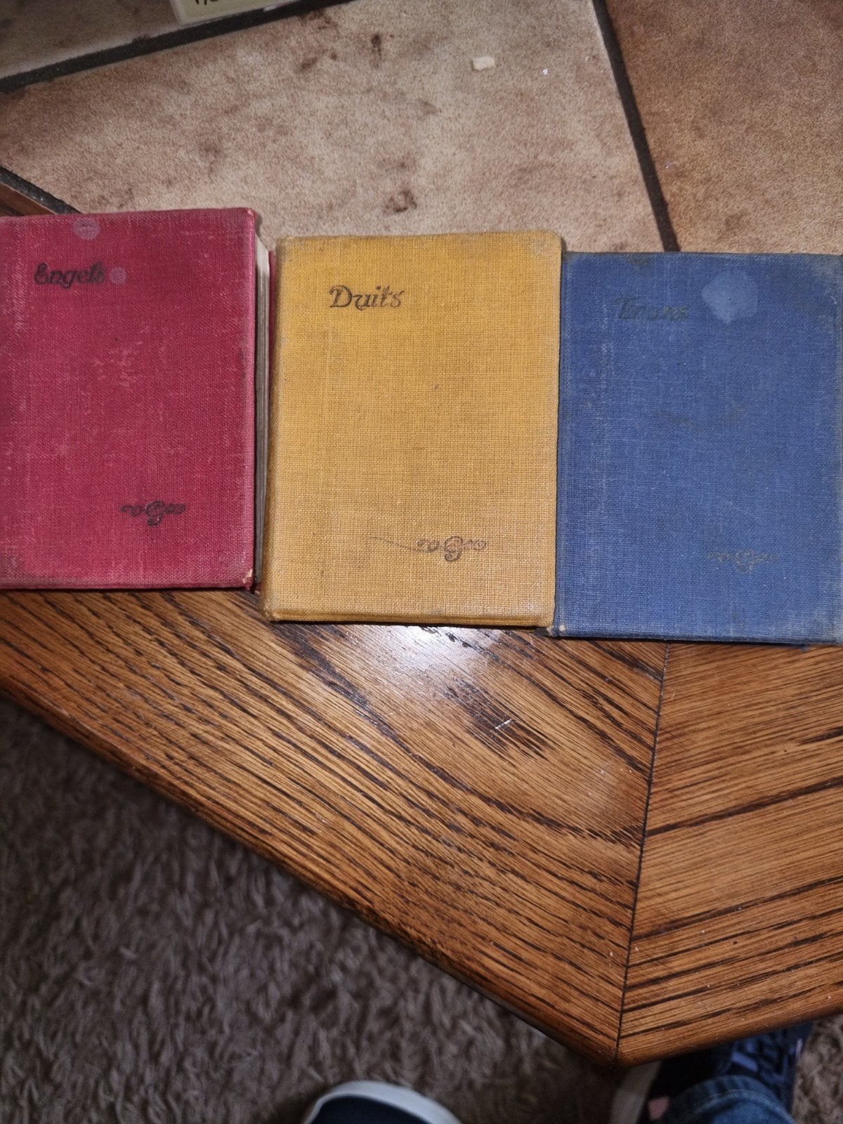 Vintage Talenboekjes: Engels, Duits, Latijn, Boeken, Ophalen of Verzenden, Gelezen, Onbekend, Non-fictie