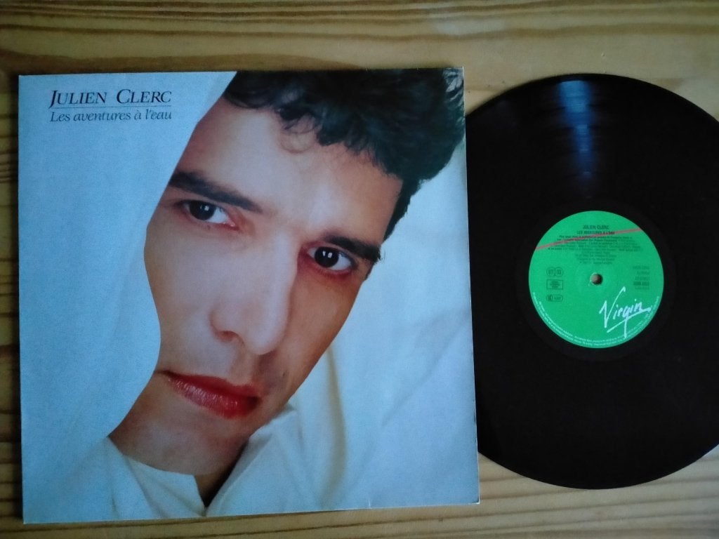 LP  -  Julien Clerc   -   Les Aventures À L'eau   -   1987, LP, Pop, Ophalen of Verzenden, Zo goed als nieuw