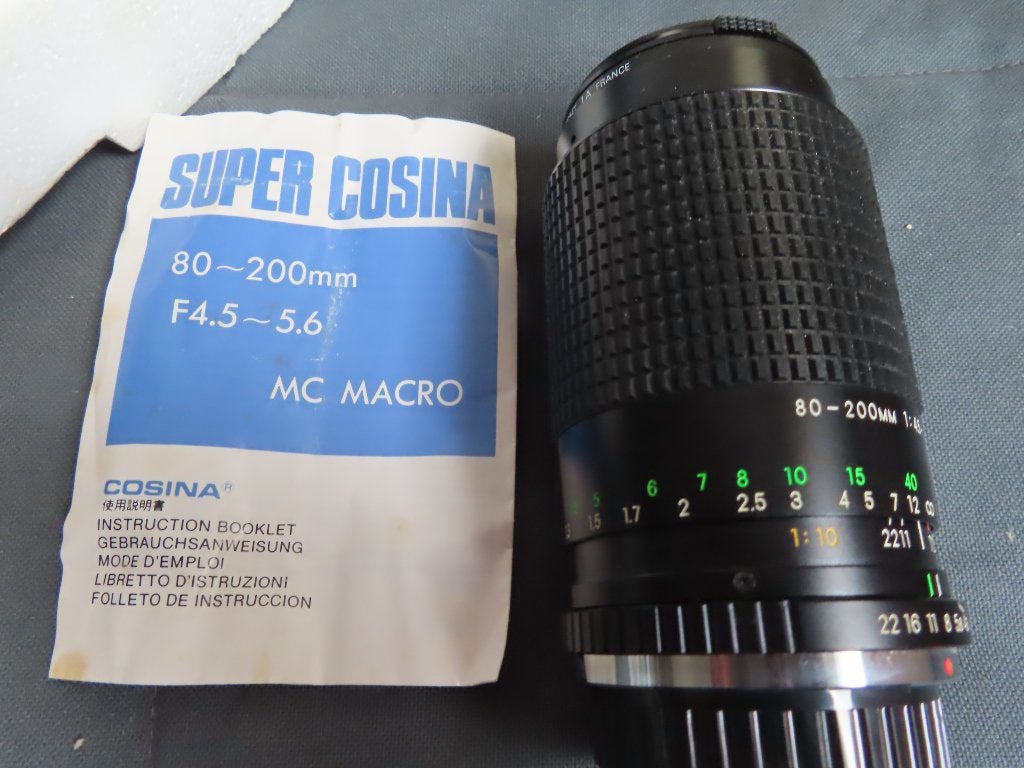Cosina Telelens 80-200 mm in de originele doos, Ophalen of Verzenden, 1960 tot 1980, Lens of Lenzen