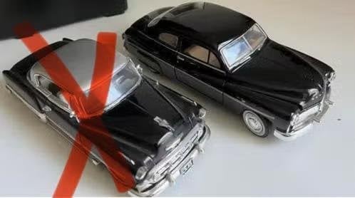 4 oldtimers schaalmodel auto1:24, Ophalen of Verzenden, Zo goed als nieuw, Auto, Overige merken