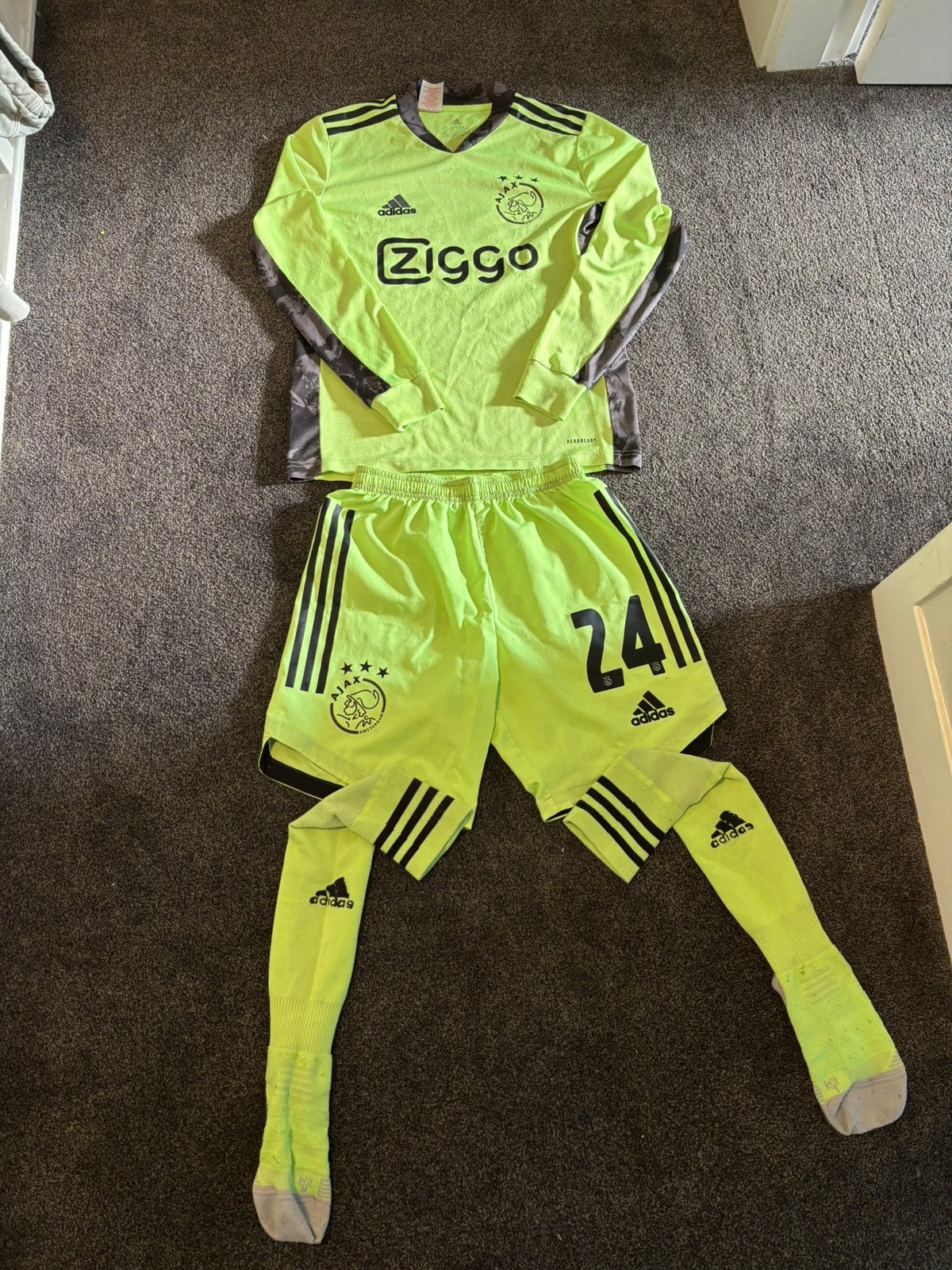 Keeper setje mt 164, Maat XS of kleiner, Ophalen of Verzenden, Zo goed als nieuw, Shirt