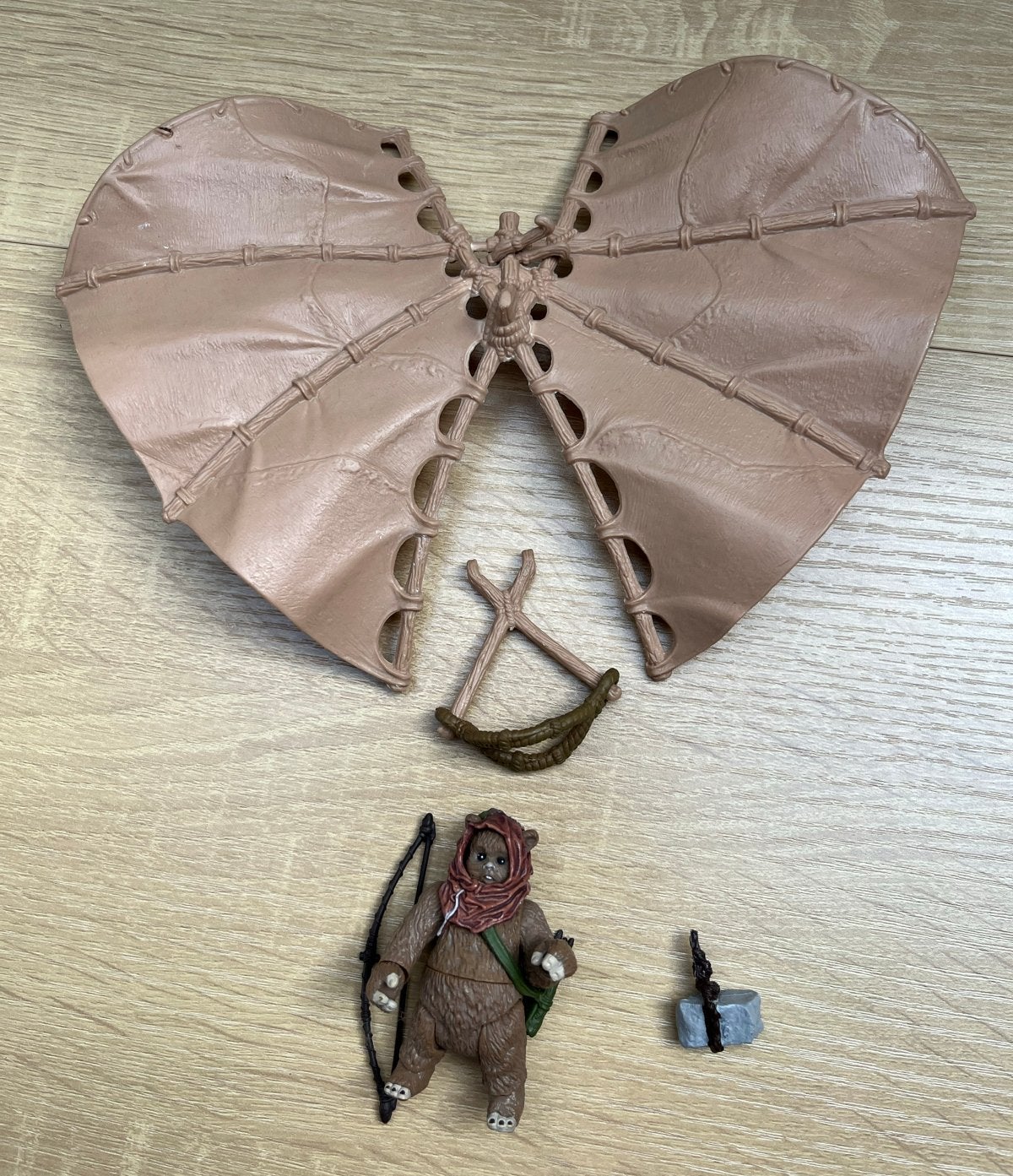 Star Wars Warok Ewok actiefiguur met glider, Verzamelen, Ophalen of Verzenden, Actiefiguurtje