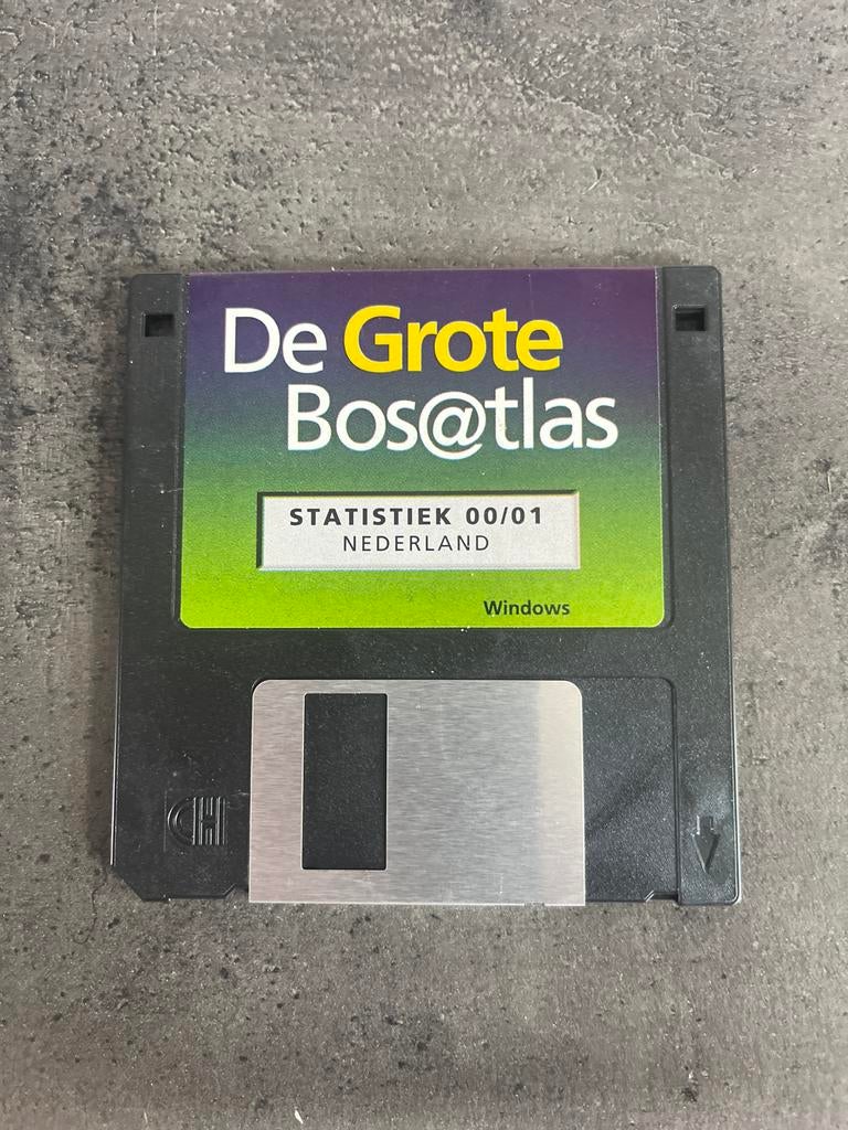 De Grote Bos@tlas Statistiek 00/01 Nederland Floppy Disk, Computers en Software, Besturingssoftware, Zo goed als nieuw, Ophalen of Verzenden