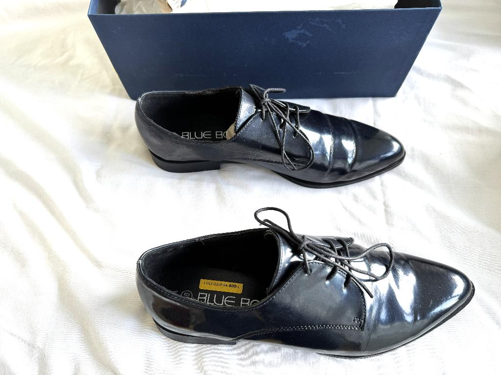 Blue Box lak schoenen mt. 40 zwart, nieuw., Blue Box, Zwart, Nieuw, Ophalen of Verzenden