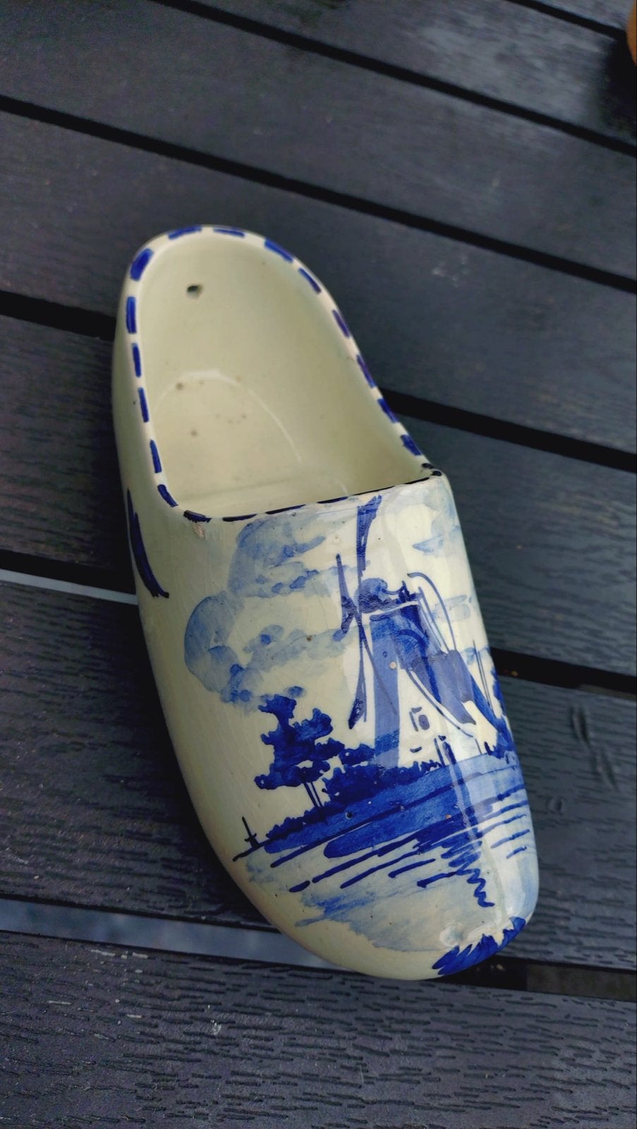 Delfts Blauw Klompje - Piet van Gent, Ophalen