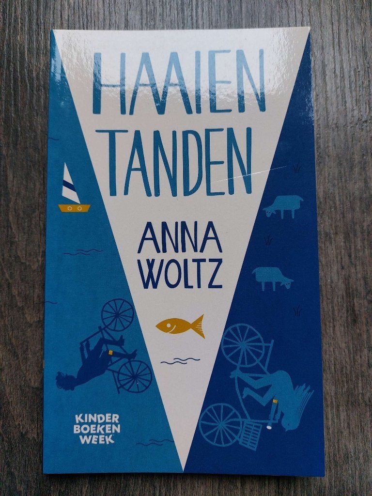Anna Woltz - Haaientanden, Ophalen of Verzenden, Zo goed als nieuw, Anna Woltz