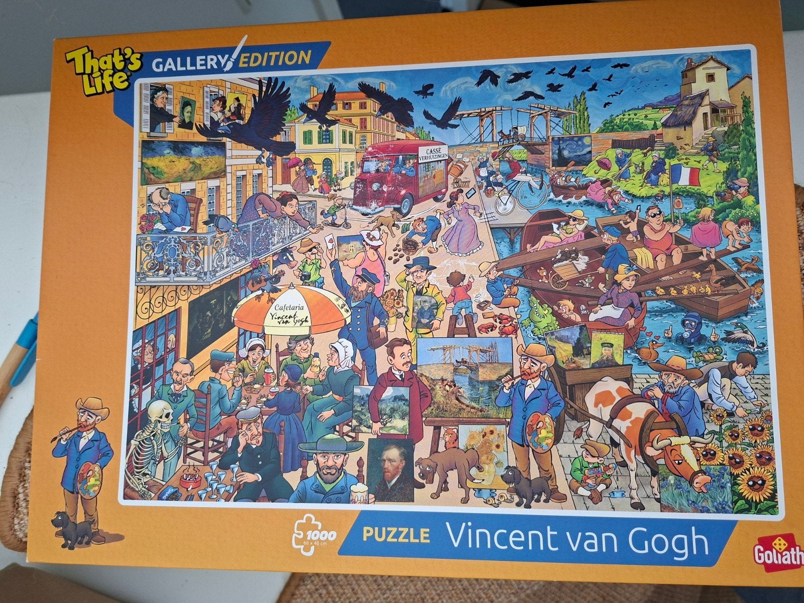 Puzzel Vincent van Gogh "That's life Gallery edition", Ophalen of Verzenden, 500 t/m 1500 stukjes, Zo goed als nieuw