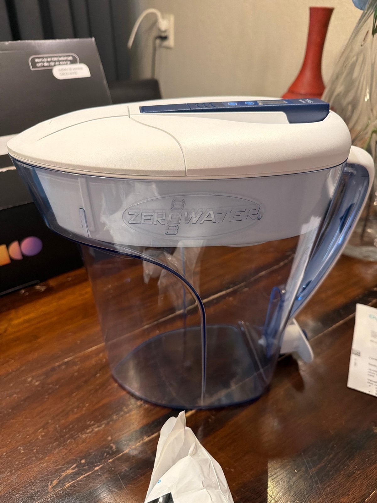 ZeroWater 1,7L waterkan met 3 filters en TDS-meter, Ophalen, Zo goed als nieuw