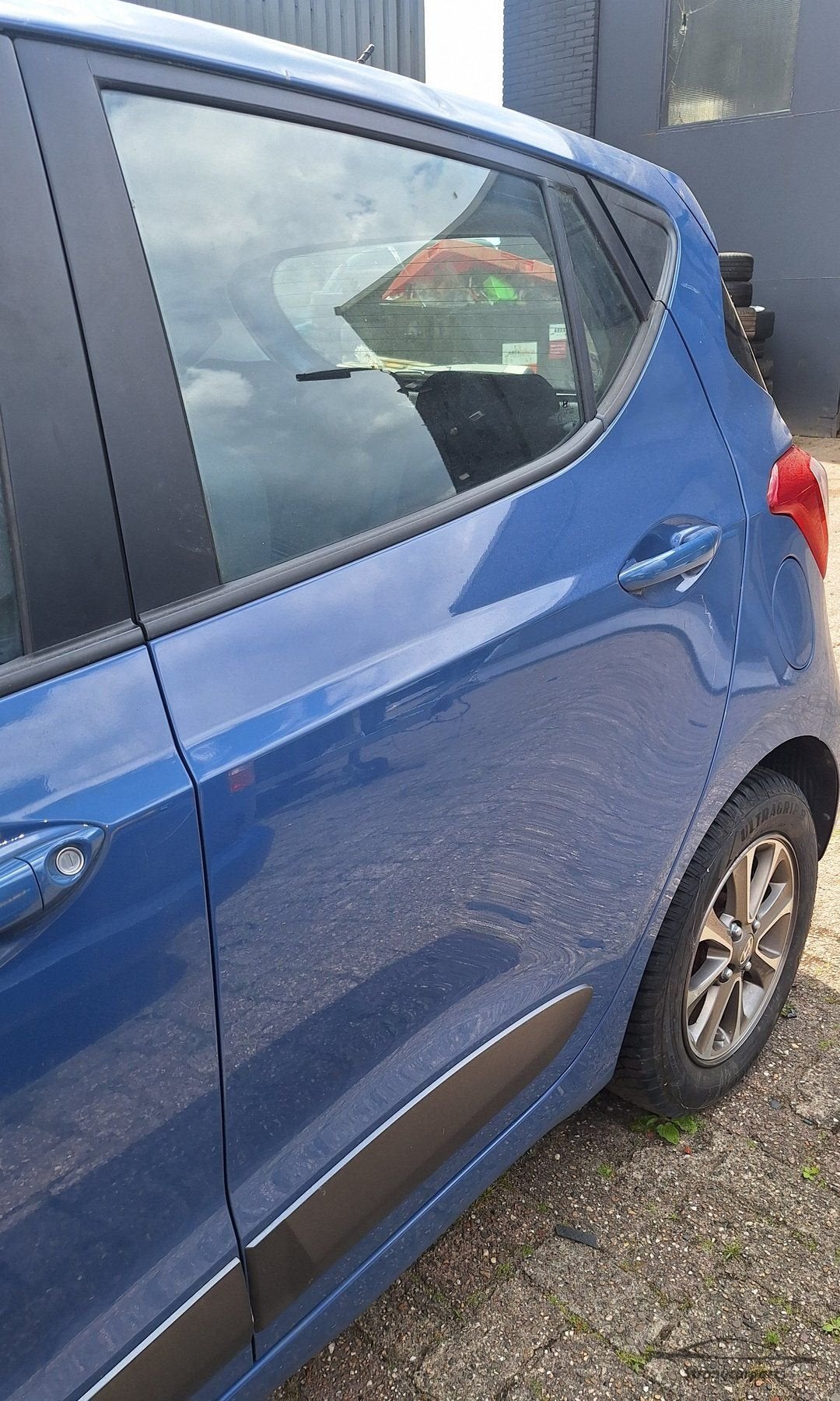 Deur Portier Hyundai i10 B5 links achter kleur X3U bj 2017, Gebruikt, -, Deur, -