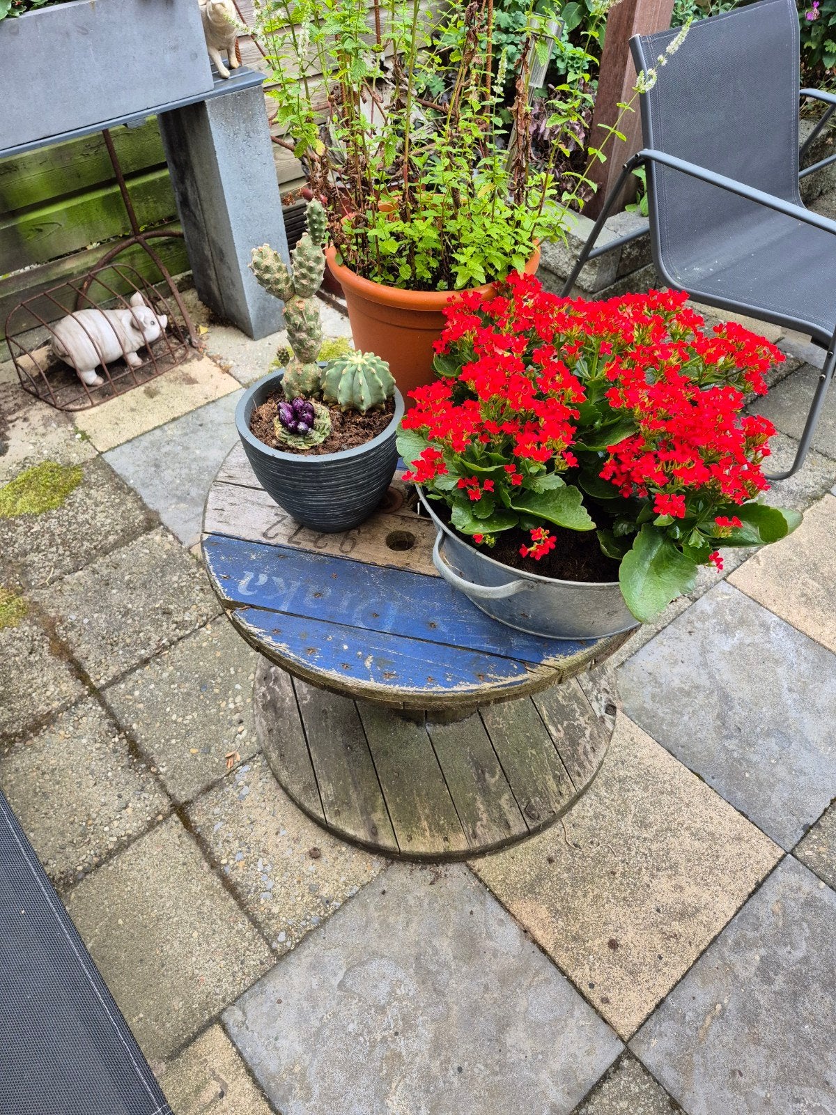 tuintafel  gebruikt, Tuin en Terras, Ophalen, Gebruikt, Rechthoekig
