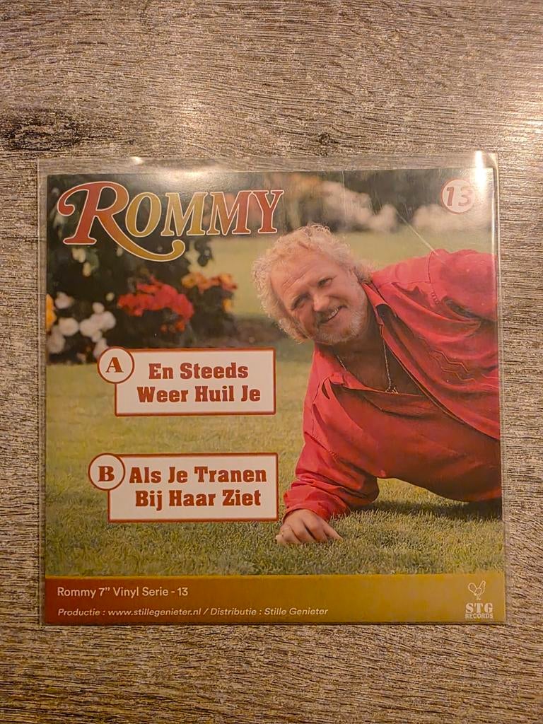 7″ – Rommy – En Steeds Weer Huil Je / Als Je Trane – Deel 13, Ophalen of Verzenden, 7 inch, Levenslied of Smartlap