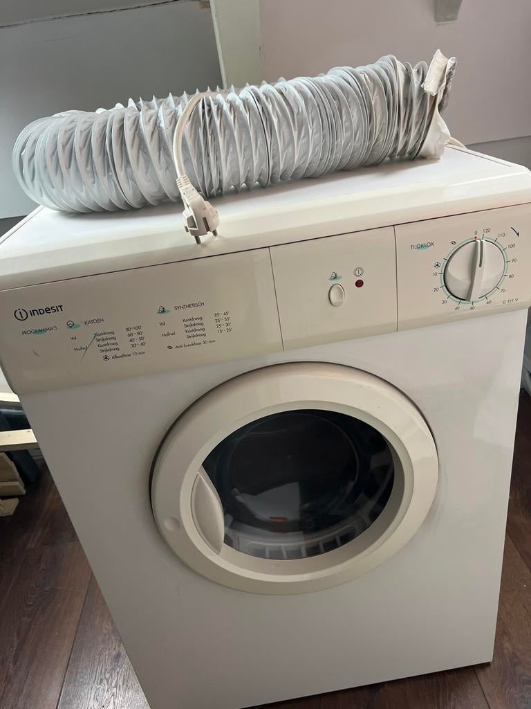 Indesit Luchtafvoer Droger - Perfect Werkend, Ophalen, Gebruikt, Voorlader, Luchtafvoer