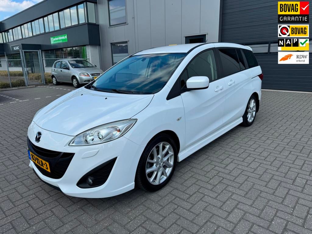 Mazda 5 2.0 Executive GT, Gebruikt, 4 cilinders, 7 stoelen, Wit