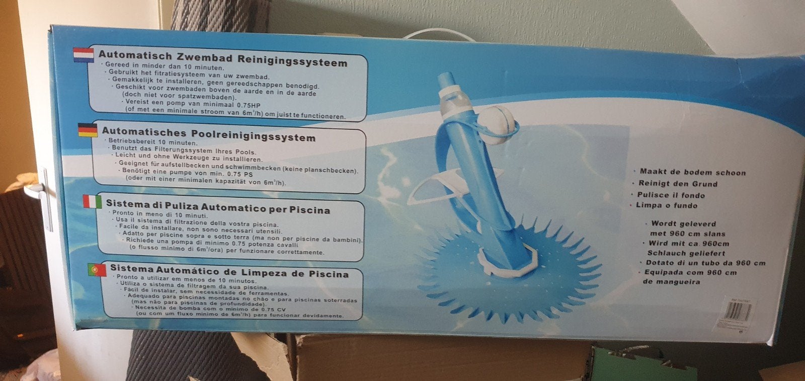 NIEUW Automatisch Zwembad Reinigingssysteem, Ophalen of Verzenden, Nieuw