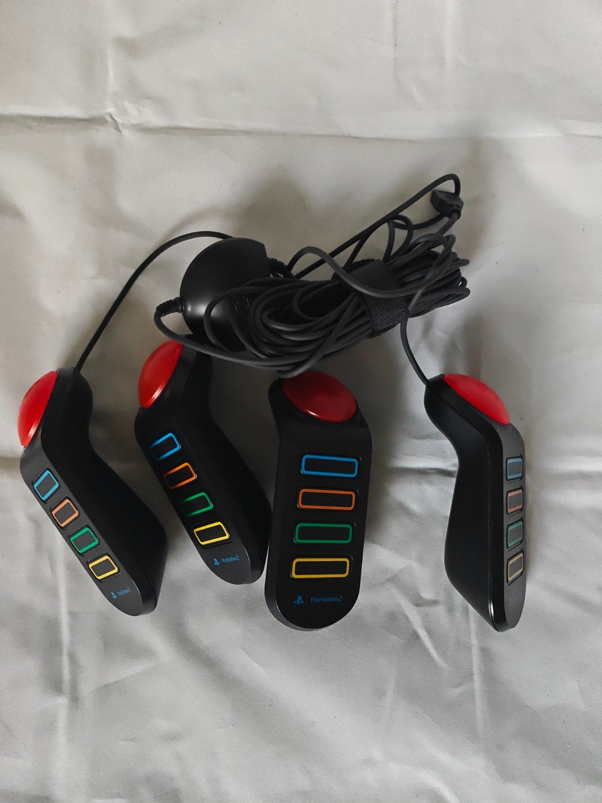 Buzz! Quiz TV Buzzers voor PlayStation 2, Spelcomputers en Games, Spelcomputers | Sony PlayStation 2, Zwart, Ophalen of Verzenden