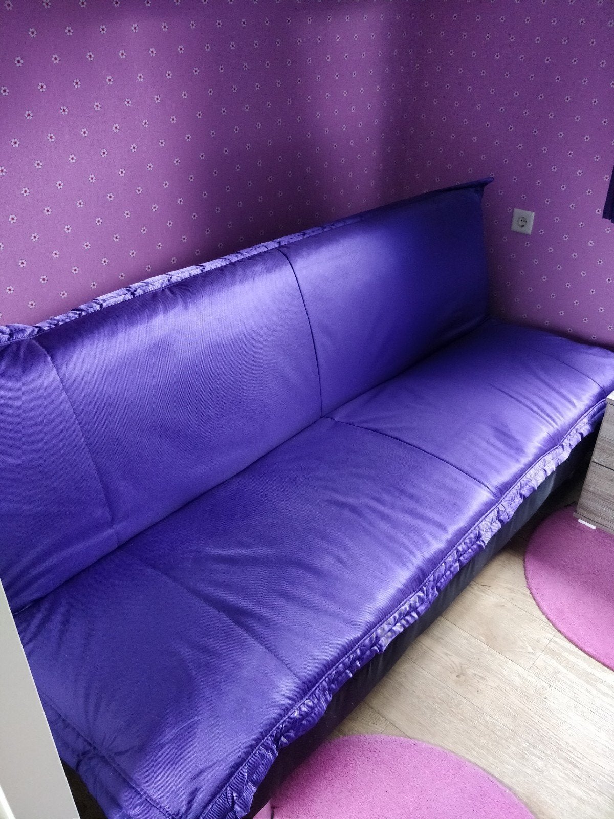 Mooie, nette slaapbank evt inclusief los dun matras, Ophalen, Tweepersoons, 190 cm of minder, Zo goed als nieuw