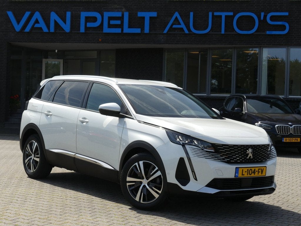 Peugeot 5008 1.2 PureTech EAT-8 Blue Lease Allure / 7P / WIN, Auto's, Automatische klimaatregeling, Gebruikt, 1199 cc, Wit