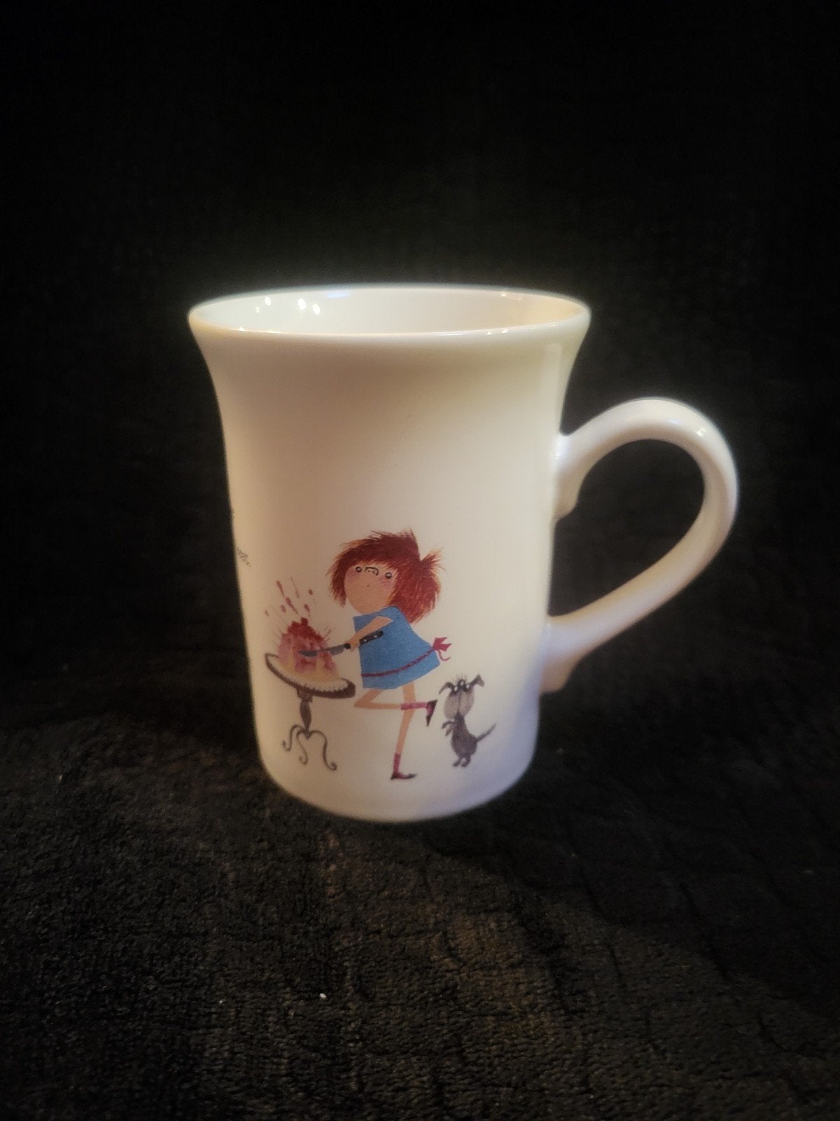 Mok van Floddertje op bruiloft - DE - StaffordshireTableware, Ophalen of Verzenden, Zo goed als nieuw, Kop(pen) en/of Schotel(s)