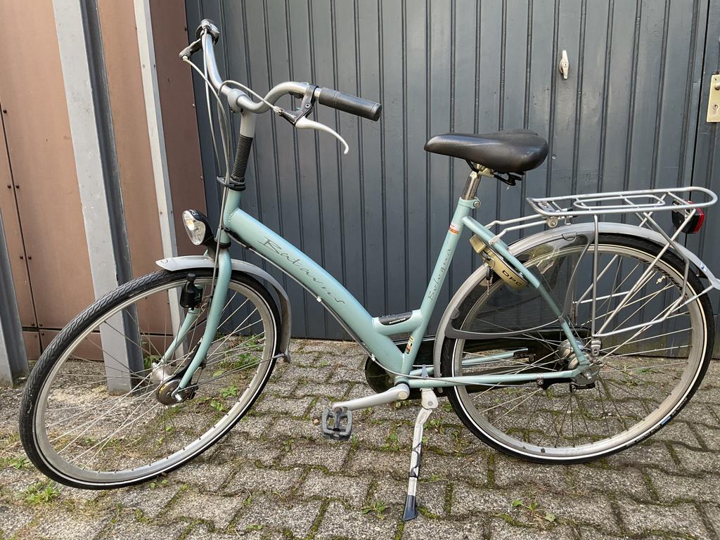 Batavus Bologna damesfiets 53cm frame Nexus4 Lichtblauw, Ophalen, 53 tot 56 cm, Versnellingen, Batavus
