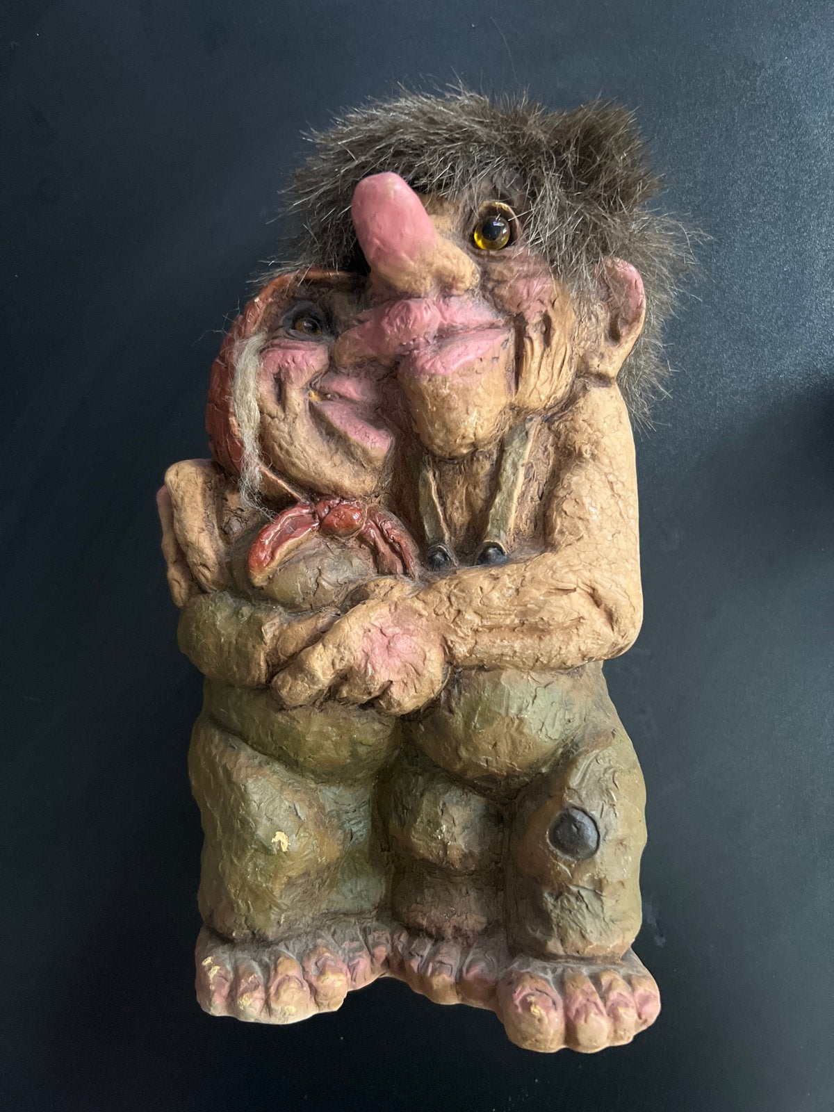 Original Ny Form Troll Blij Koppel (Troll #126) Troll Mall, Ophalen, Zo goed als nieuw