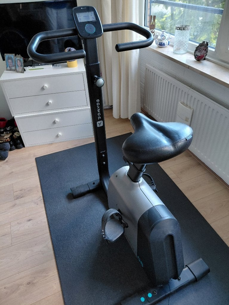 Dymios Hometrainer comfort 06 met mat, Ophalen, Gebruikt, Metaal, Hometrainer