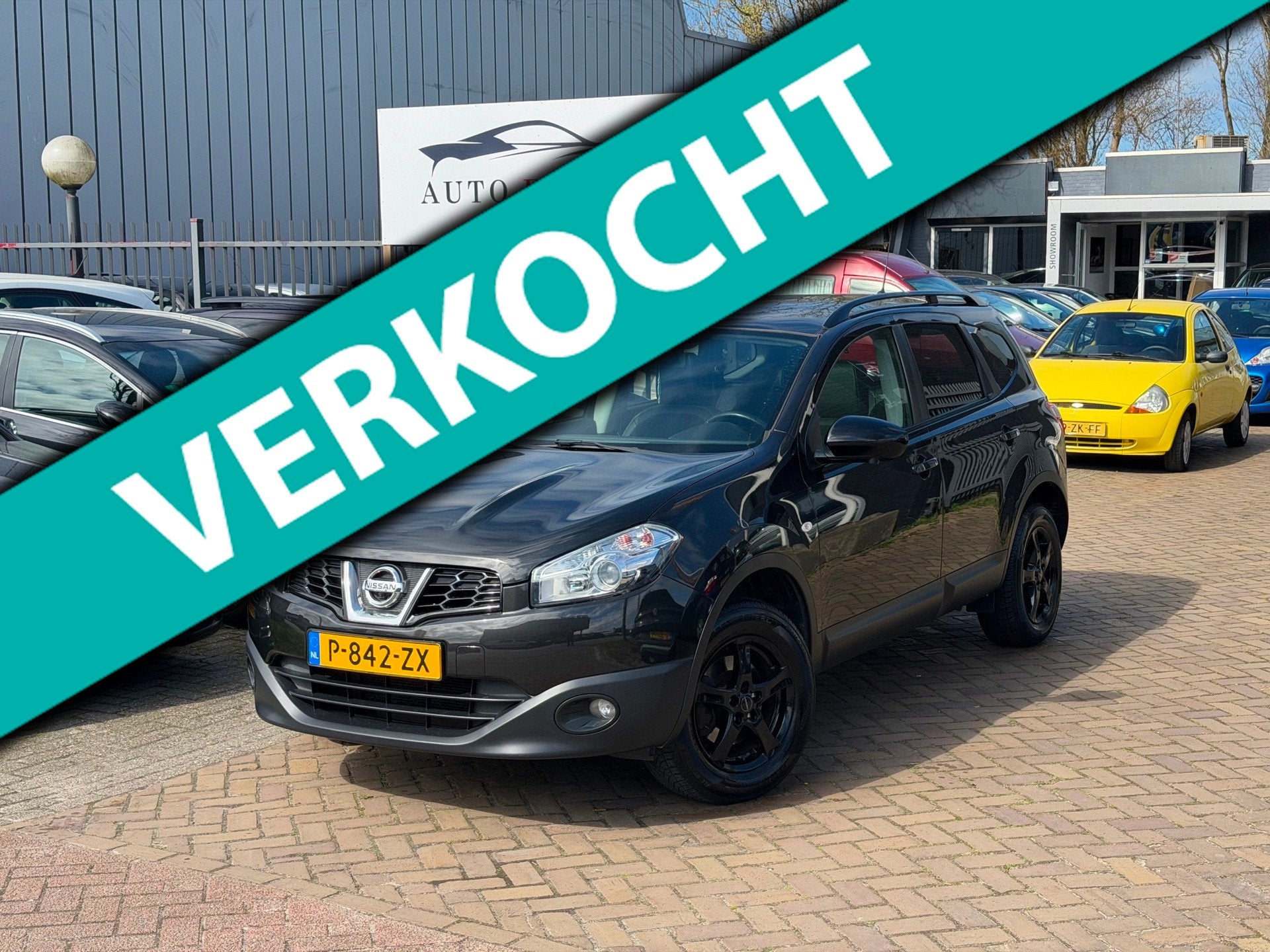 Nissan Qashqai +2 2.0 360/7P/Pano Dak/Airco/Cruise/Camra360/, Auto's, Euro 5, Gebruikt, Zwart, Bedrijf