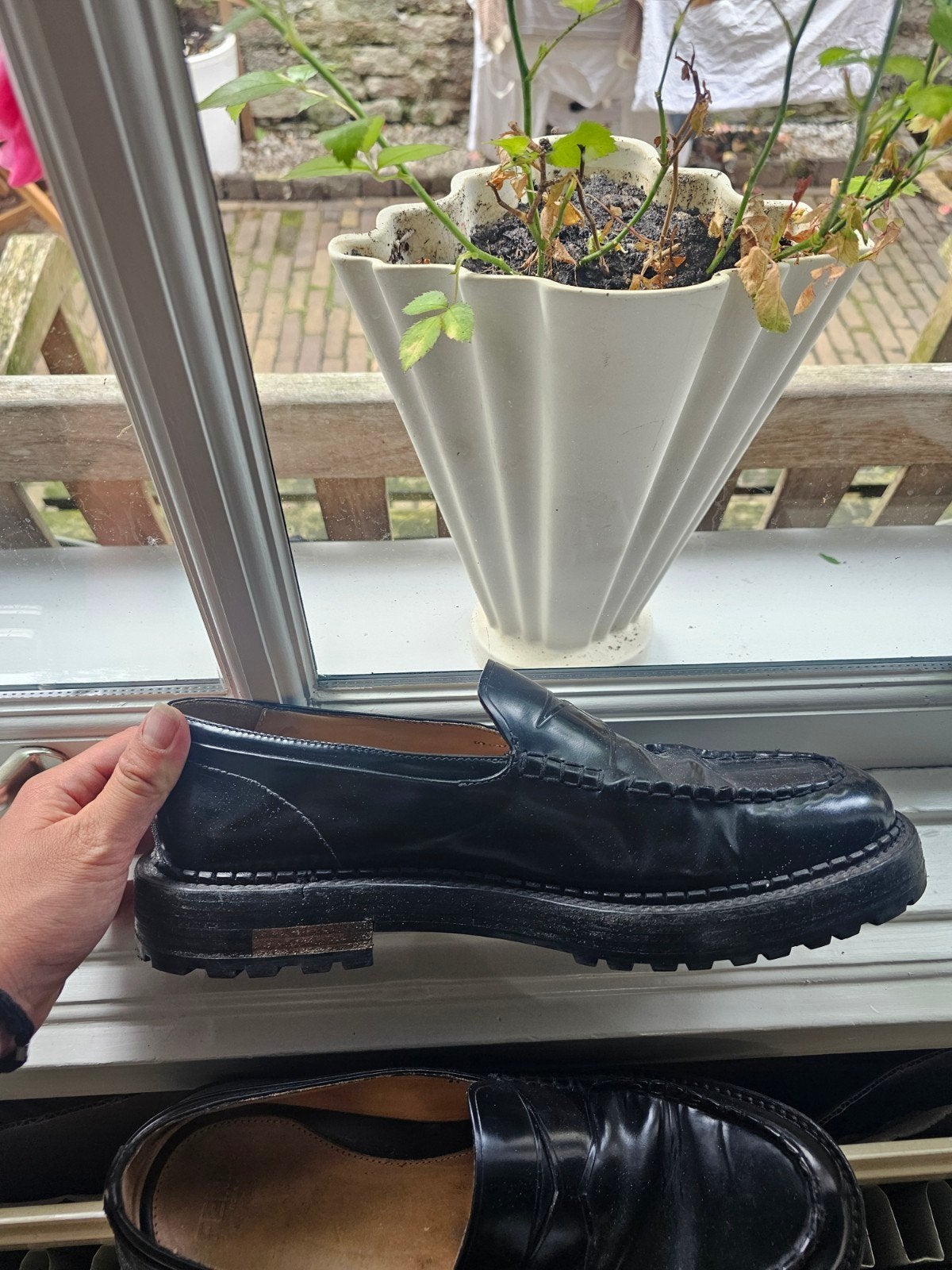 Zwarte Fendi loafers met dikke zool, Ophalen of Verzenden, Gedragen, Fendi