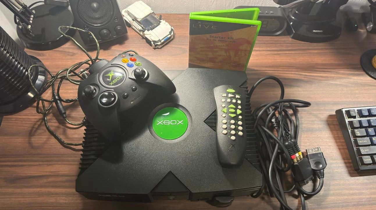 Xbox Original Bundel, Spelcomputers en Games, Ophalen of Verzenden, Gebruikt, Met 1 controller