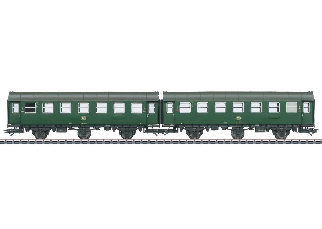 Marklin H0 43186 Twee ombouwwagens 2e klas B3yge van de DB, Wisselstroom, Ophalen of Verzenden, Märklin, Nieuw