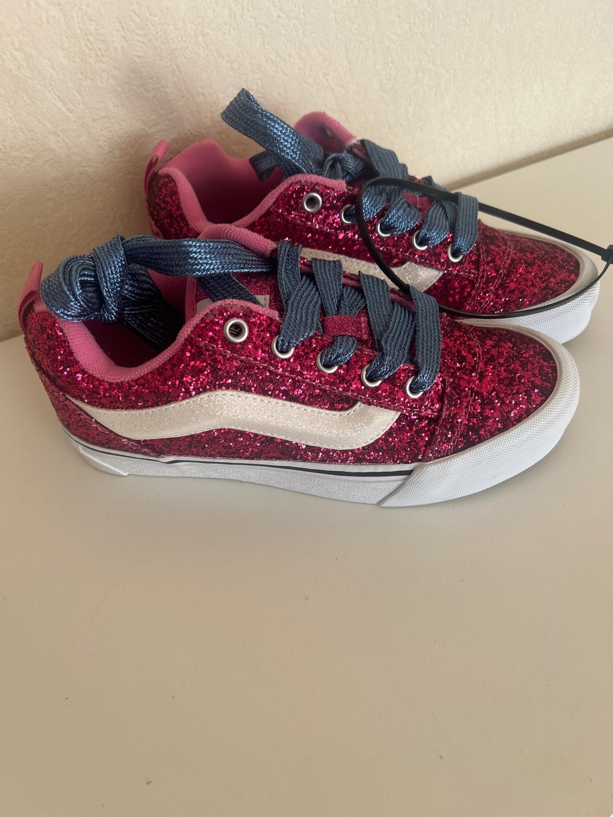 Vans Knu Skool U's 5.5# Glitter Roze/Wit, Ophalen of Verzenden, Nieuw