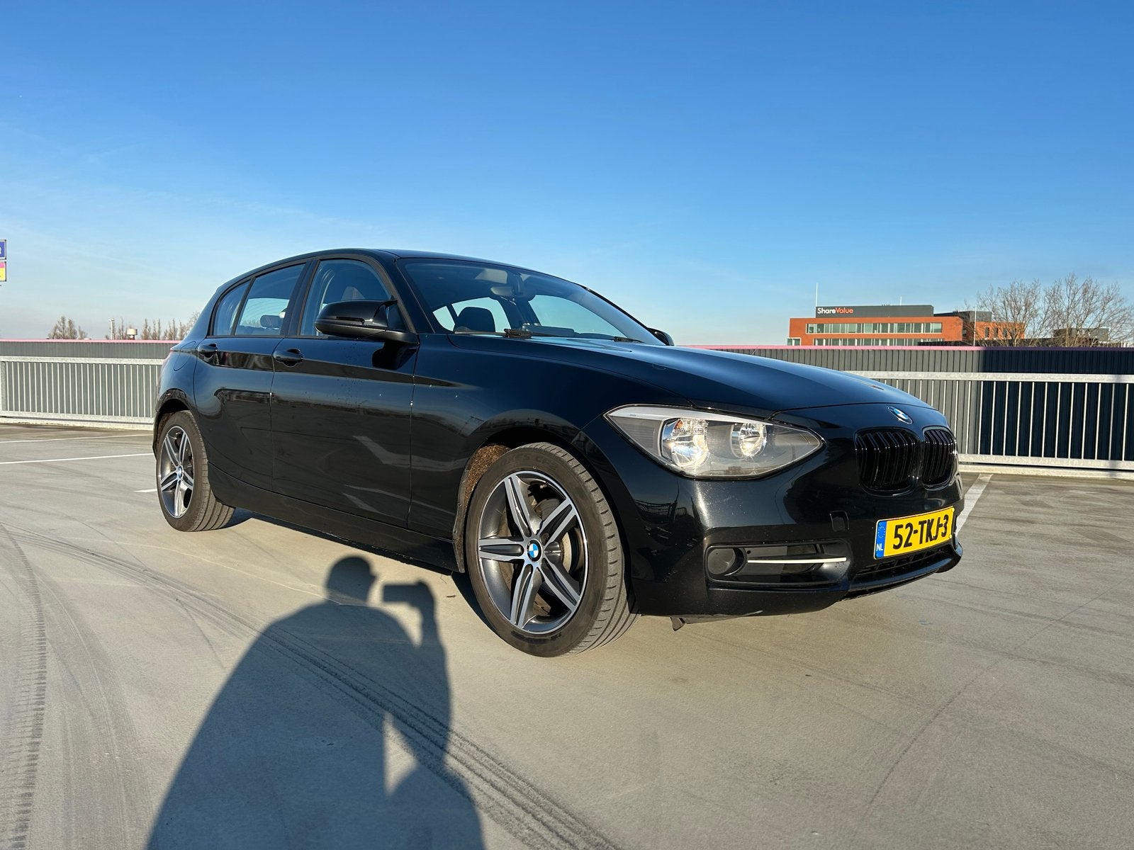 BMW 1-Serie 118I 125KW 5DR 2012 Zwart, Auto's, 1-Serie, Achterwielaandrijving, 4 cilinders, Zwart