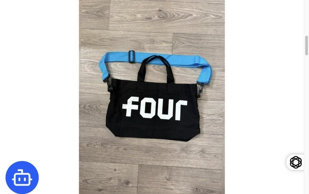 Four Amsterdam Tas Lichtblauw, Ophalen of Verzenden, Zo goed als nieuw, Heren
