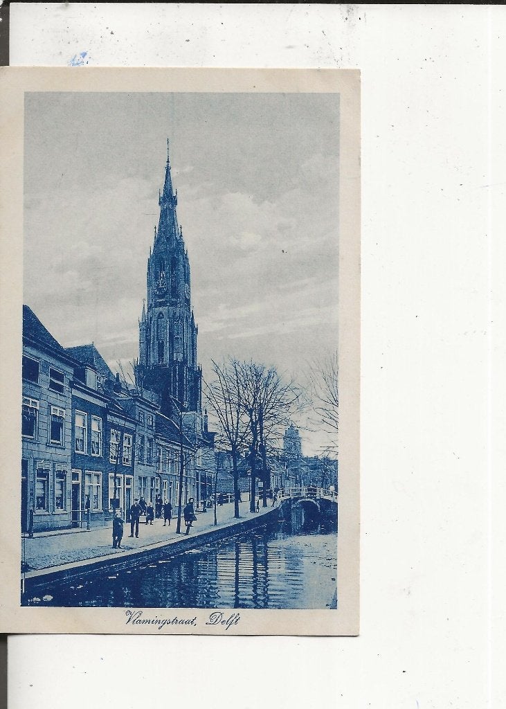 Delft Vlamingstraat 1906, Ophalen of Verzenden, Voor 1920, Ongelopen, Zuid-Holland