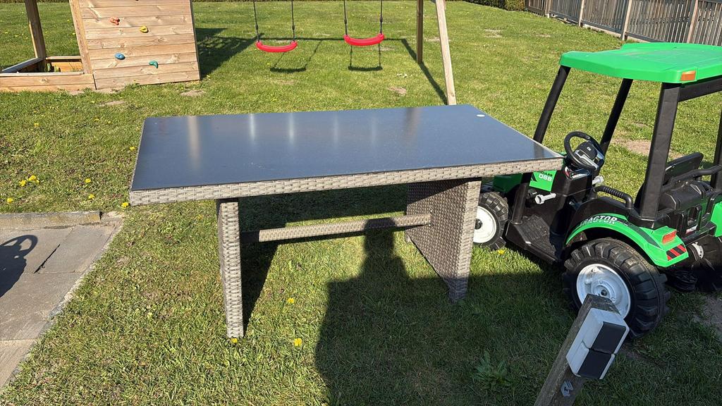 Tuintafel, Ophalen of Verzenden, Zo goed als nieuw, Rechthoekig